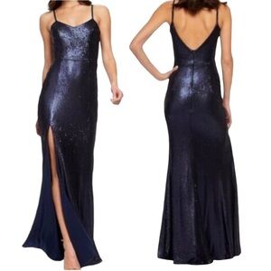 dress the population melissa strapless sequin floral appliqué maxi dress Dress the Population | Dresses | Dress The Population Melissa Wedding Sequin  Floral Appliqu Gown Lilac Multi